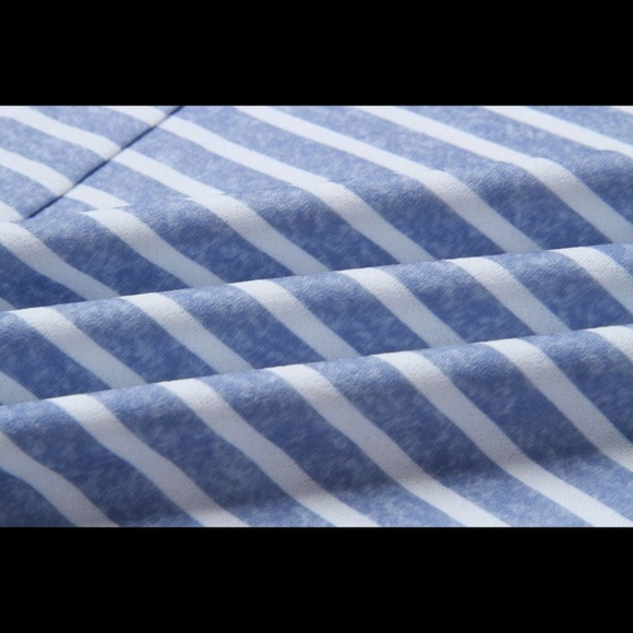 Blue Stripe Jumper Suite - Picture 5 of 6